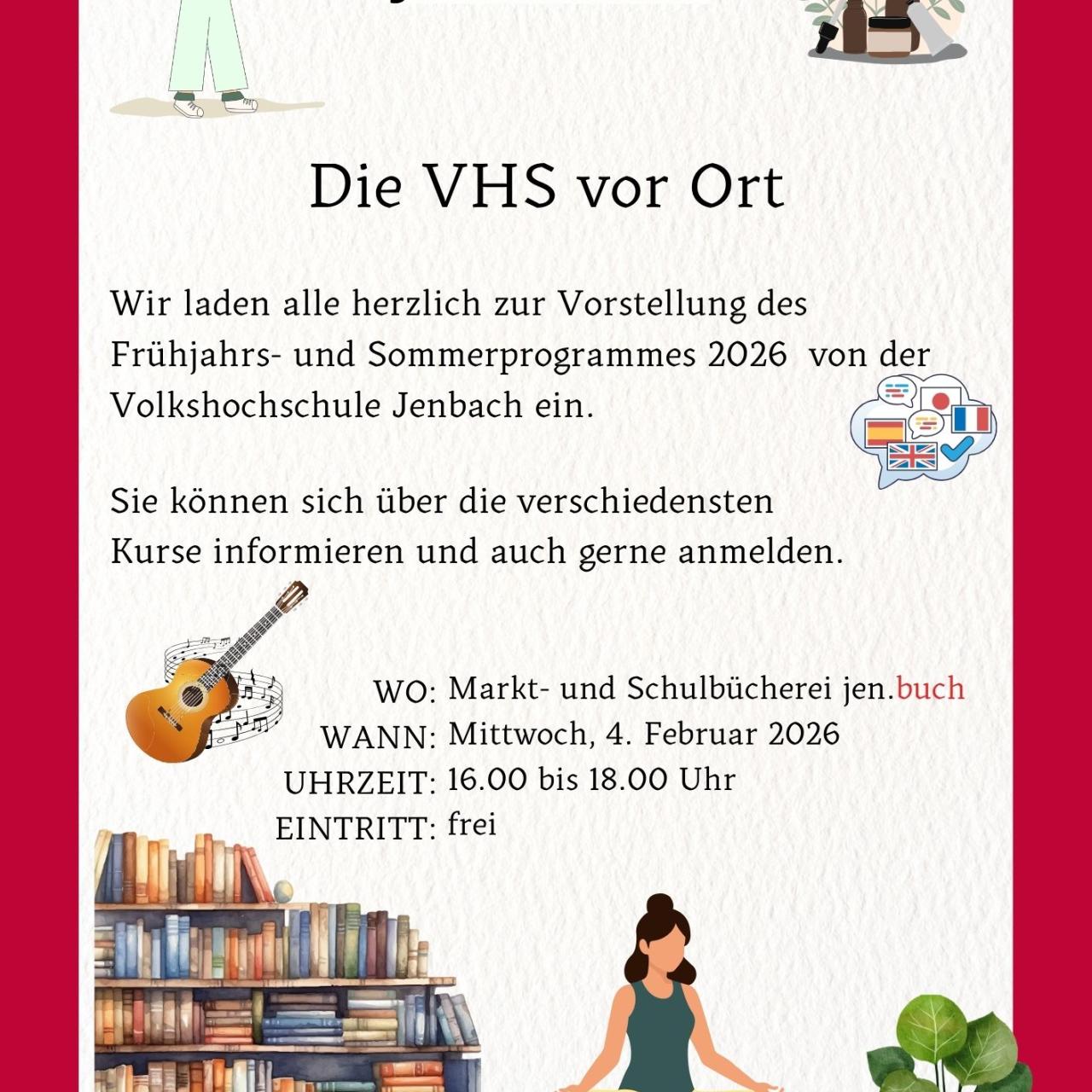 Plakat: VHS vor Ort